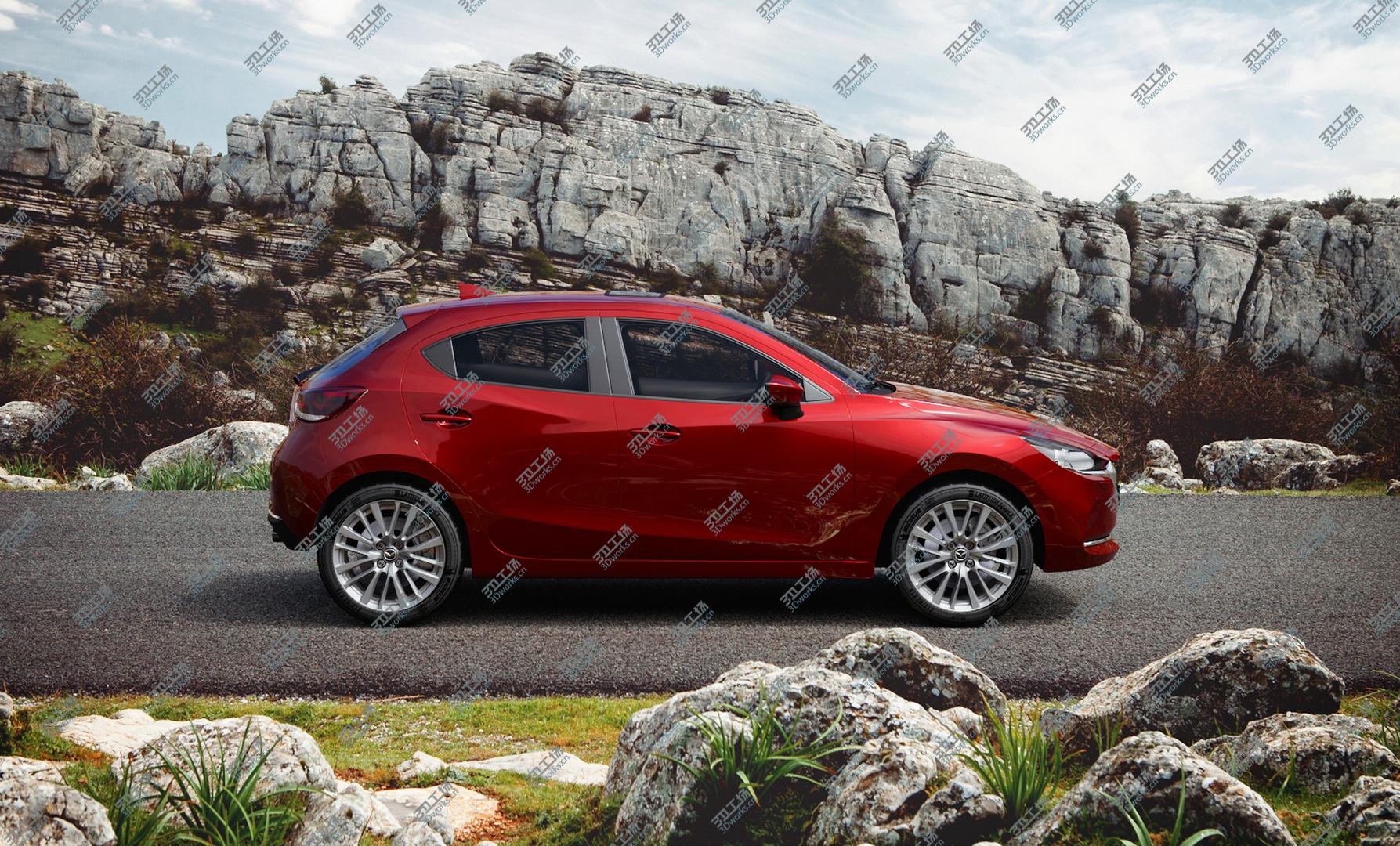 images/goods_img/2021040163/2020 Mazda 2 3D model/5.jpg